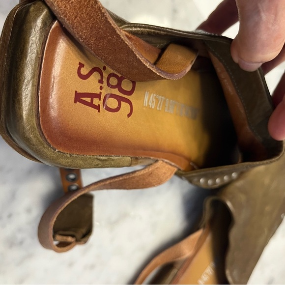 A.S.98 Sandals Size EU 38 or US 8 NWT - Picture 8 of 10